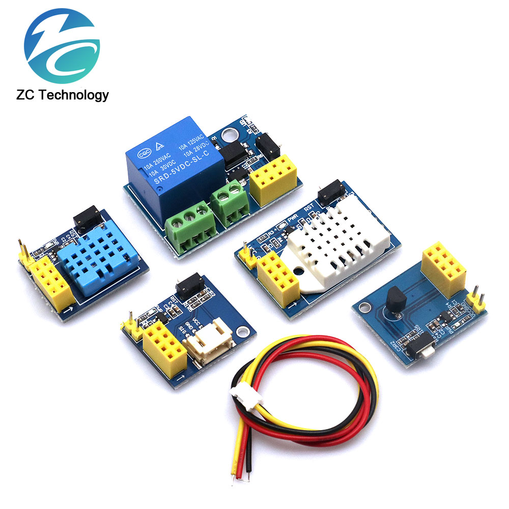 Dht11 - ESP8266 5V moduł przekaźnika WiFi DS18B20