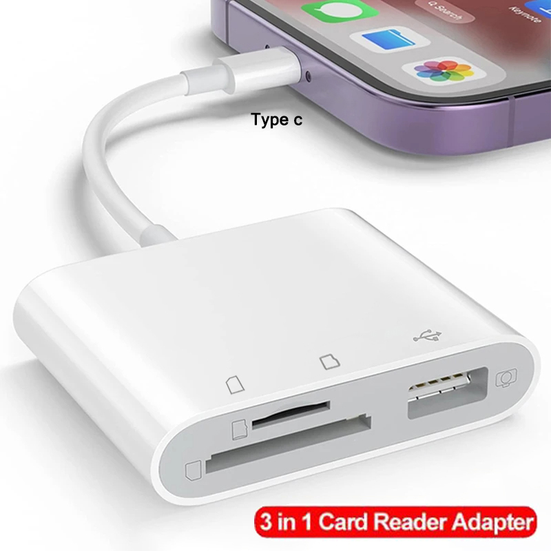 Sd Card Module - Czytnik kart SD USB-C do telefonu,