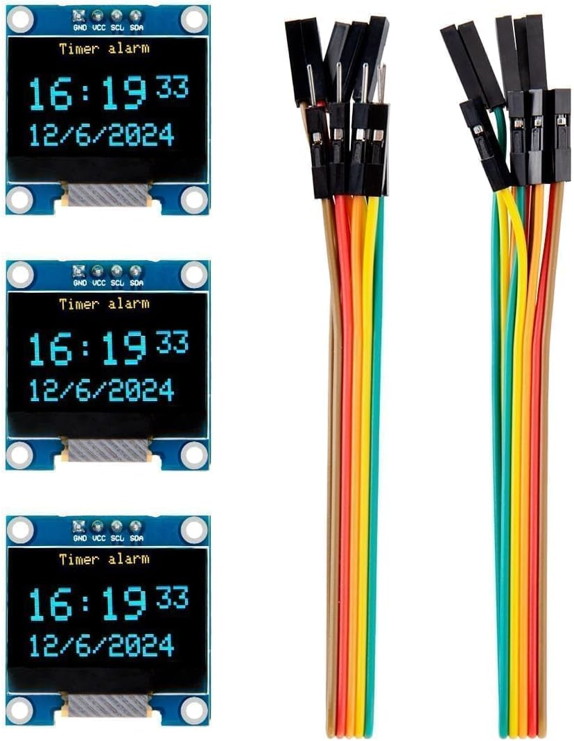 Ssd1306 - 3 SZT. Moduł ekranu OLED 0,96