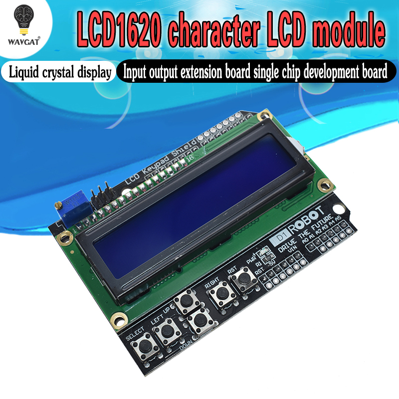 Lcd 1602 - 1 sztuk klawiatura LCD tarcza LCD1602