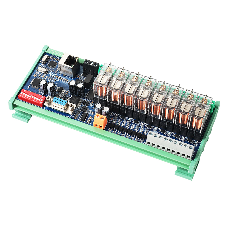 Relay Module 4 Channel - Moduł przekaźnikowy Huaqingjun 8-kanałowy RS485 Ethernet