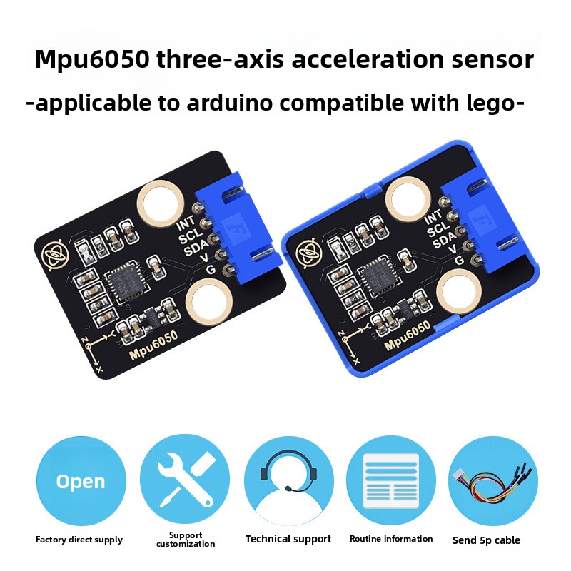 Mpu6050 - MPU6050 Sześcioosiowy moduł czujnika Kąt 3D