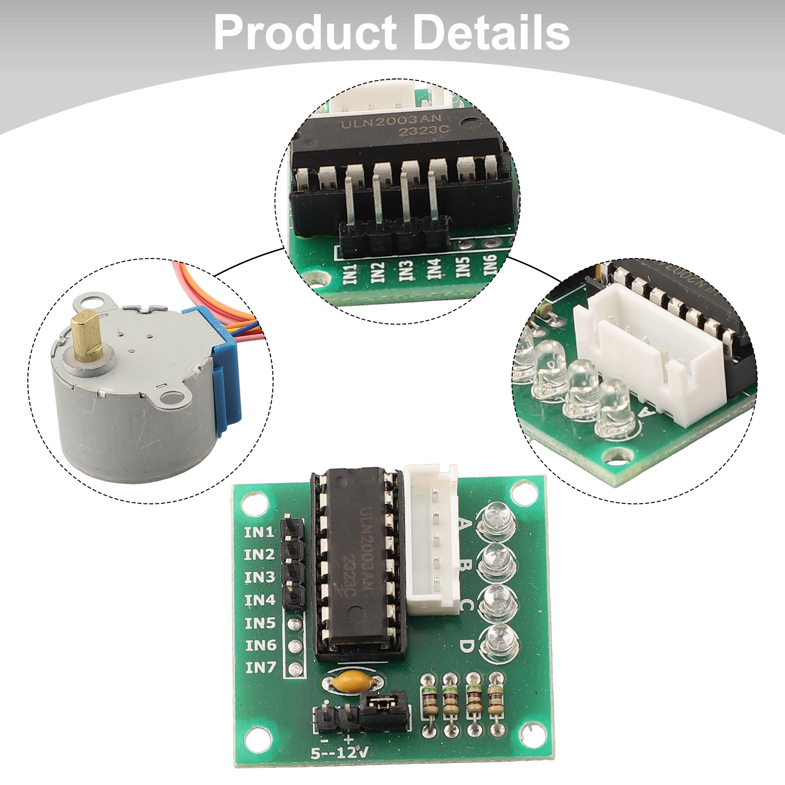 Silnik krokowy 5V 4-fazowy 28B – Stepper Motor 28Byj recenzja i cena