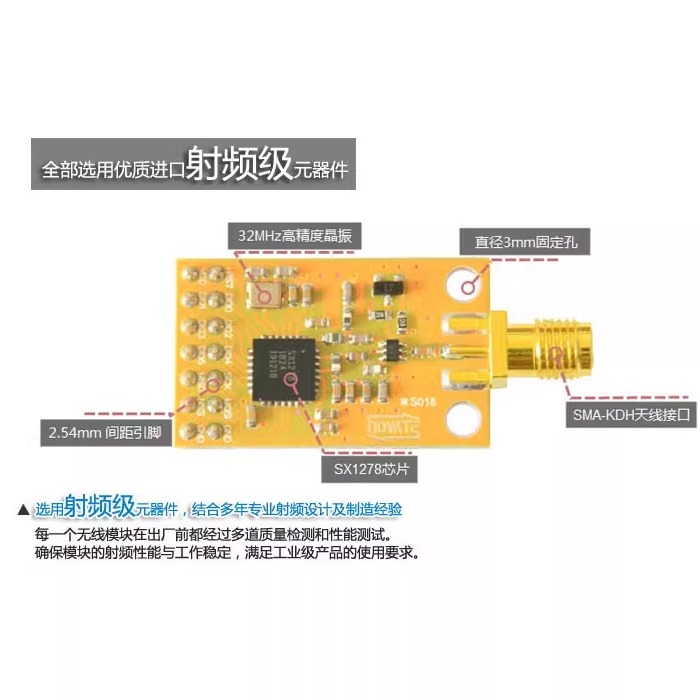 SX1278 Moduł bezprzewodowy 433 – Lora Sx1278 recenzja i cena