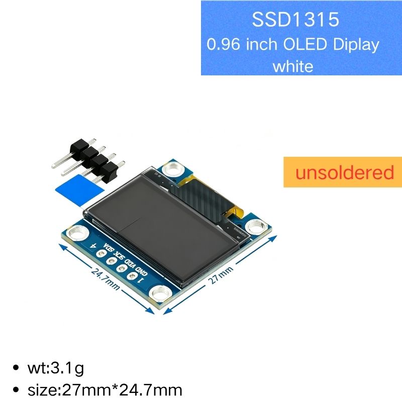 Moduł wyświetlacza OLED 0,96 c – Oled Display 0.96 recenzja i cena