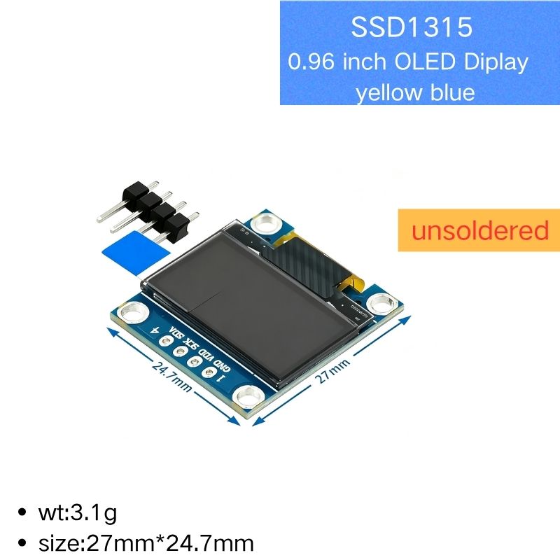Moduł wyświetlacza OLED 0,96 c – Oled Display 0.96 recenzja i cena