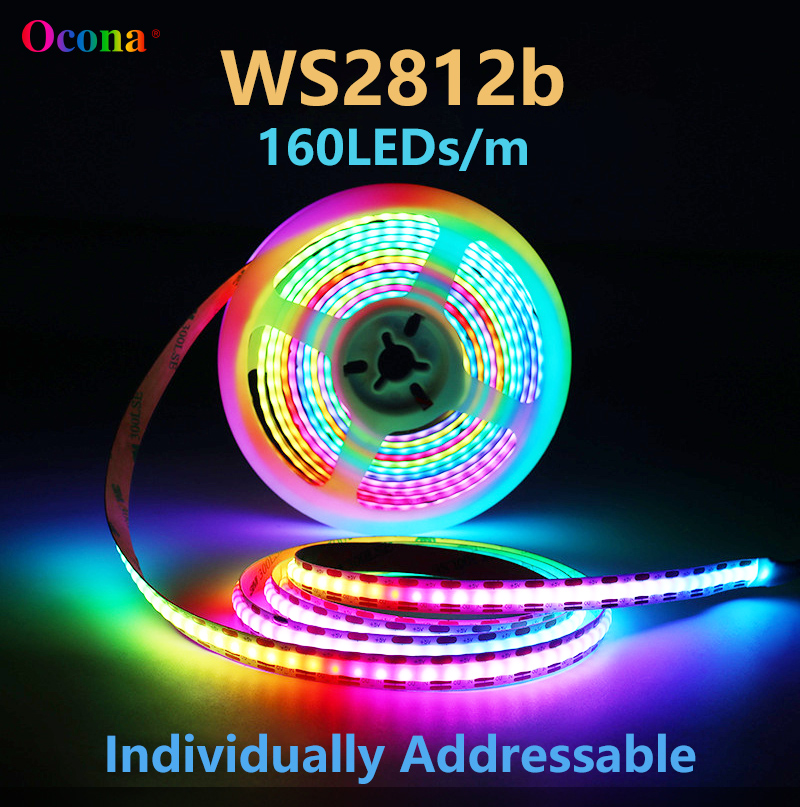 Taśma LED WS2812B IP65 DC5V SP – Ws2812B Strip 5V recenzja i cena