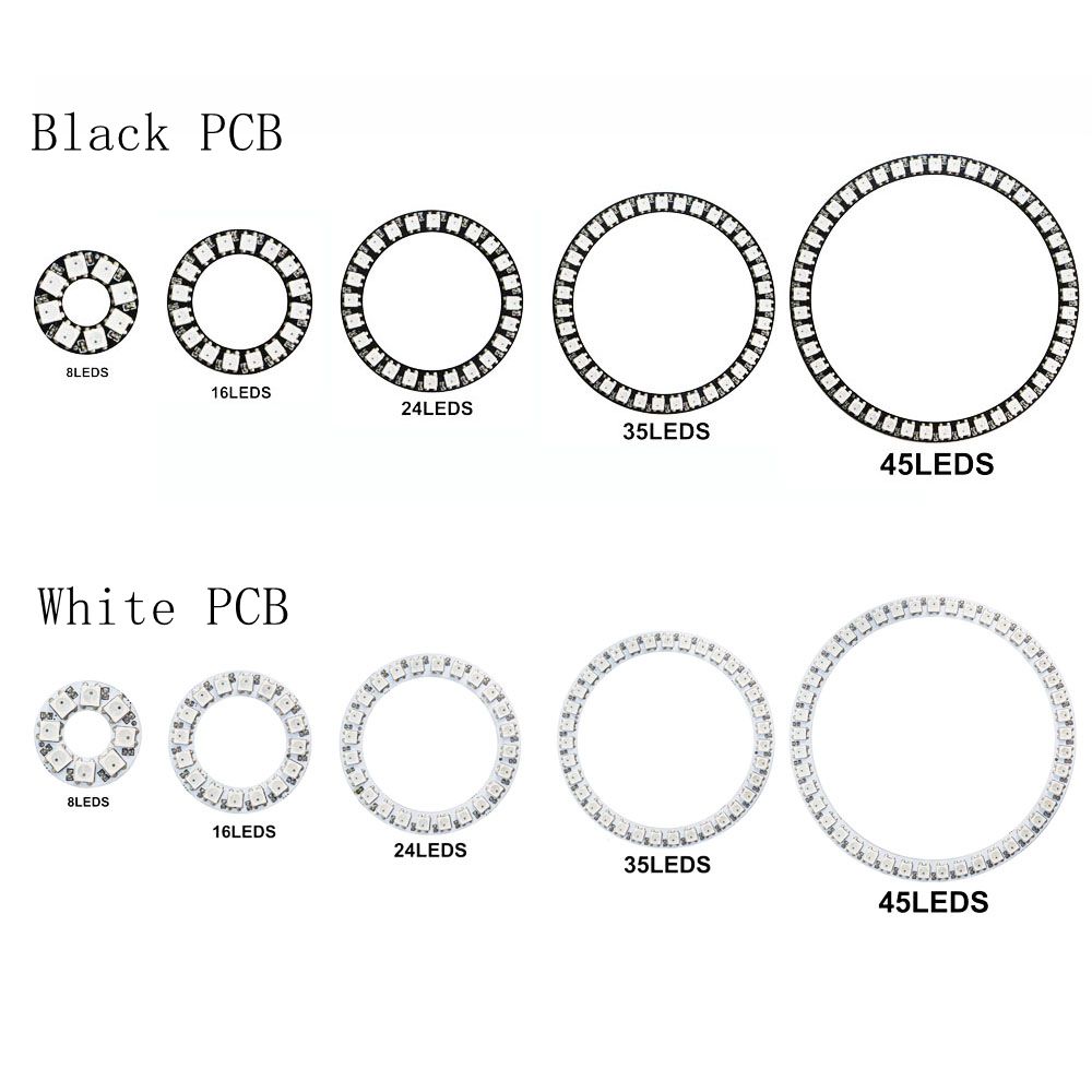 Pierścień LED WS2812b adresowa – Ws2812B Strip 5V recenzja i cena