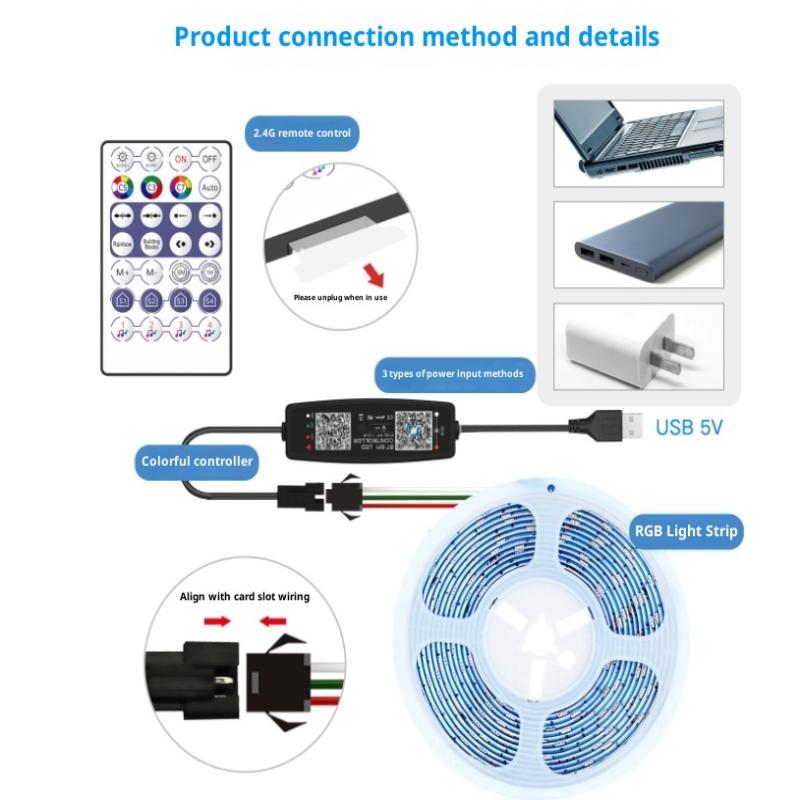Kontroler LED WS2812B Bluetoot – Ws2812B Strip 5V recenzja i cena