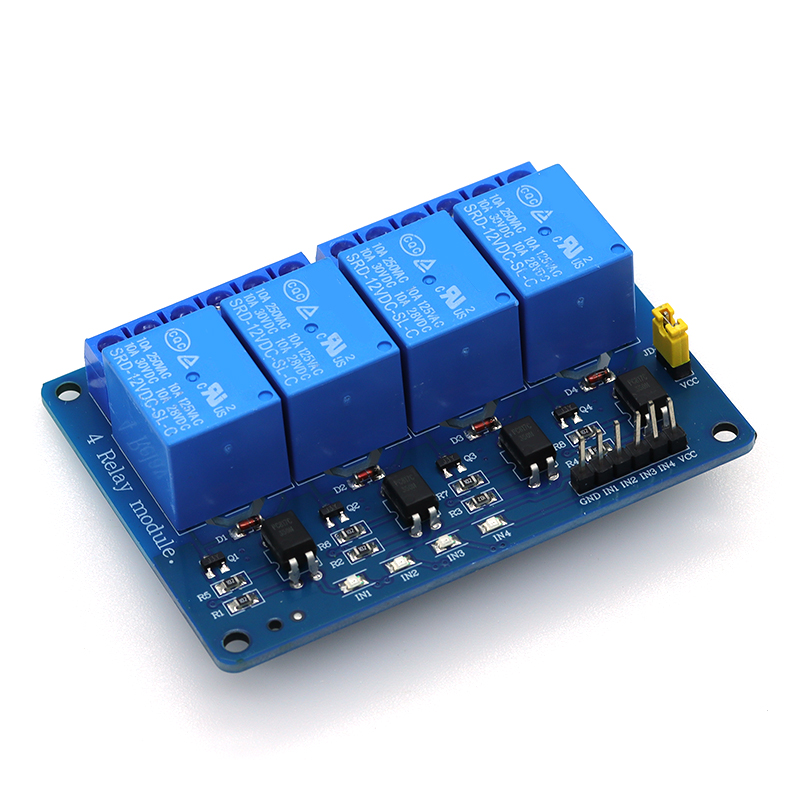 1-5 szt. Moduł przekaźnikowy 4 – Relay Module 4 Channel recenzja i cena