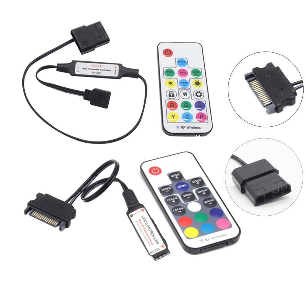 SATA Molex RGB Controller 5V 3 – Ws2812B Strip 5V recenzja i cena