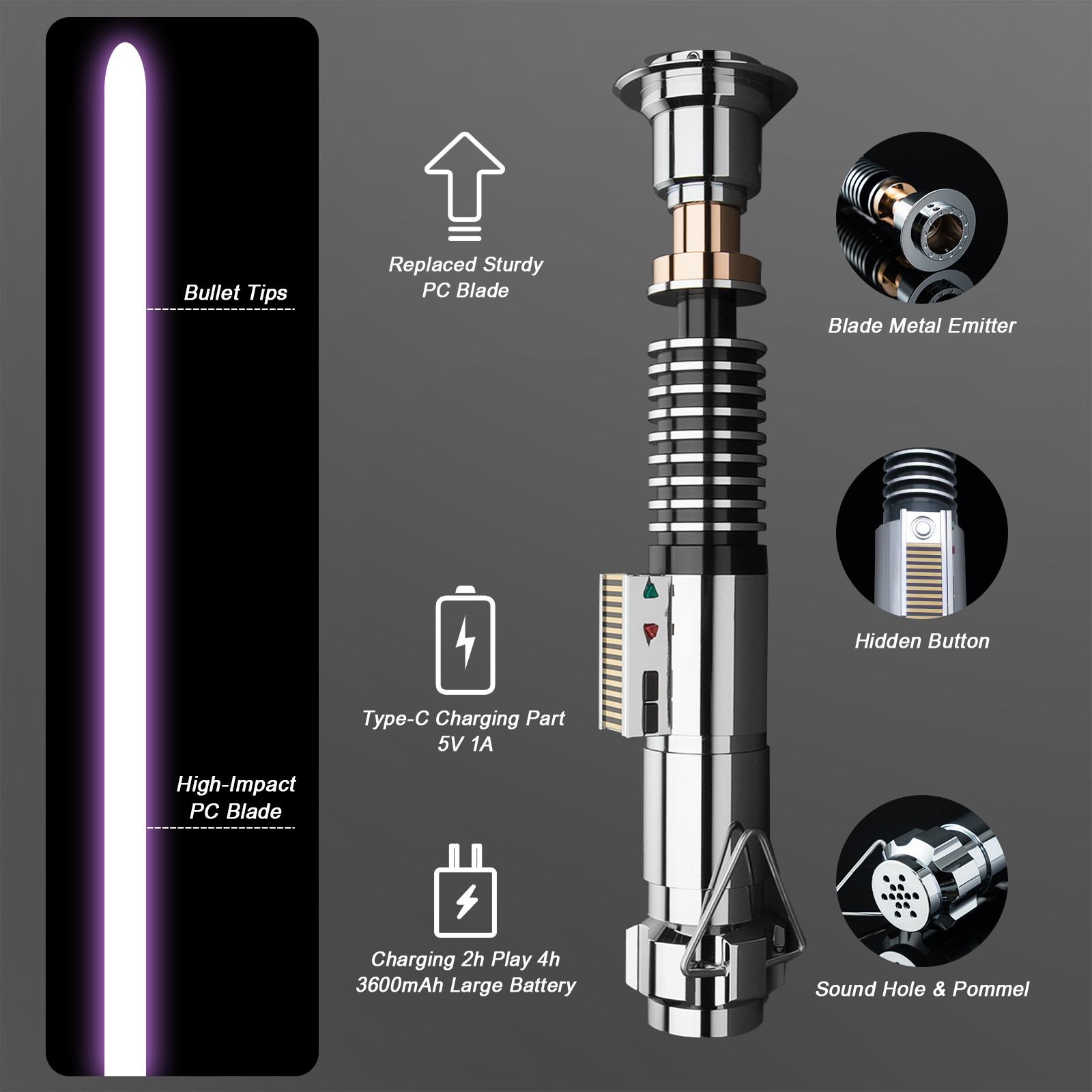 PHS Neopixel Light Saber Metal – Neopixel recenzja i cena