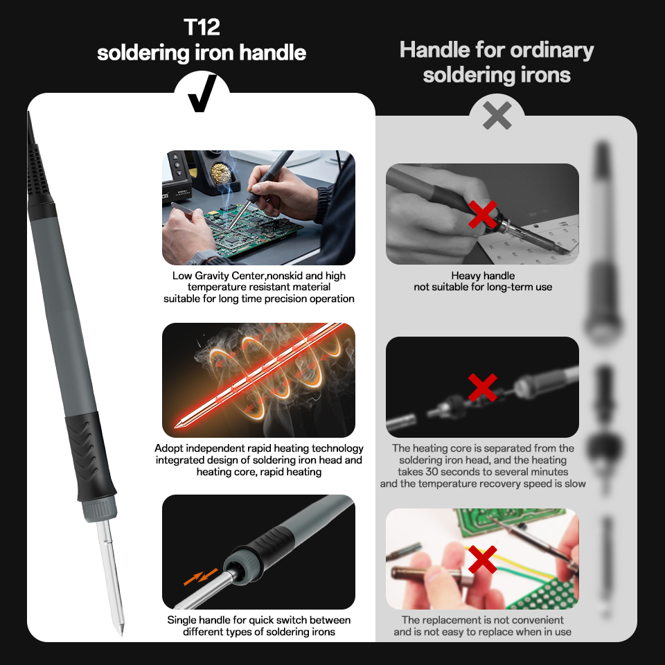 Stacja lutownicza T12 BK969D+  – Soldering Iron Temperature Probe recenzja i cena