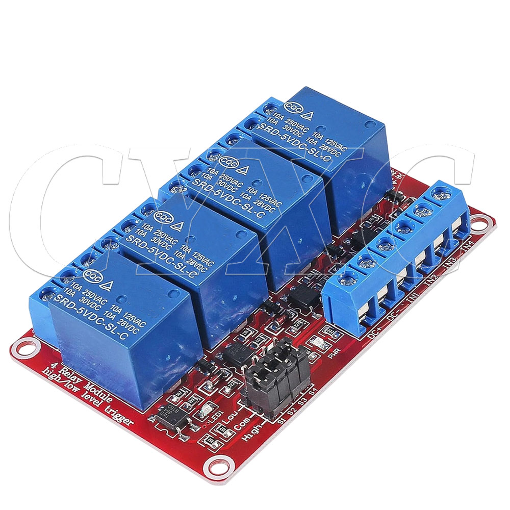 Moduł przekaźnikowy 4-kanałowy – Relay Module 4 Channel recenzja i cena