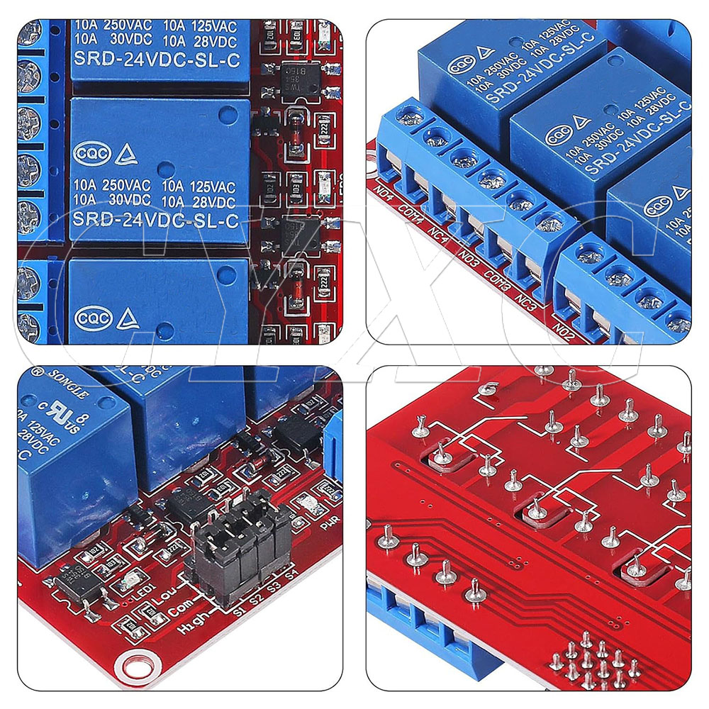 Moduł przekaźnikowy 4-kanałowy – Relay Module 4 Channel recenzja i cena
