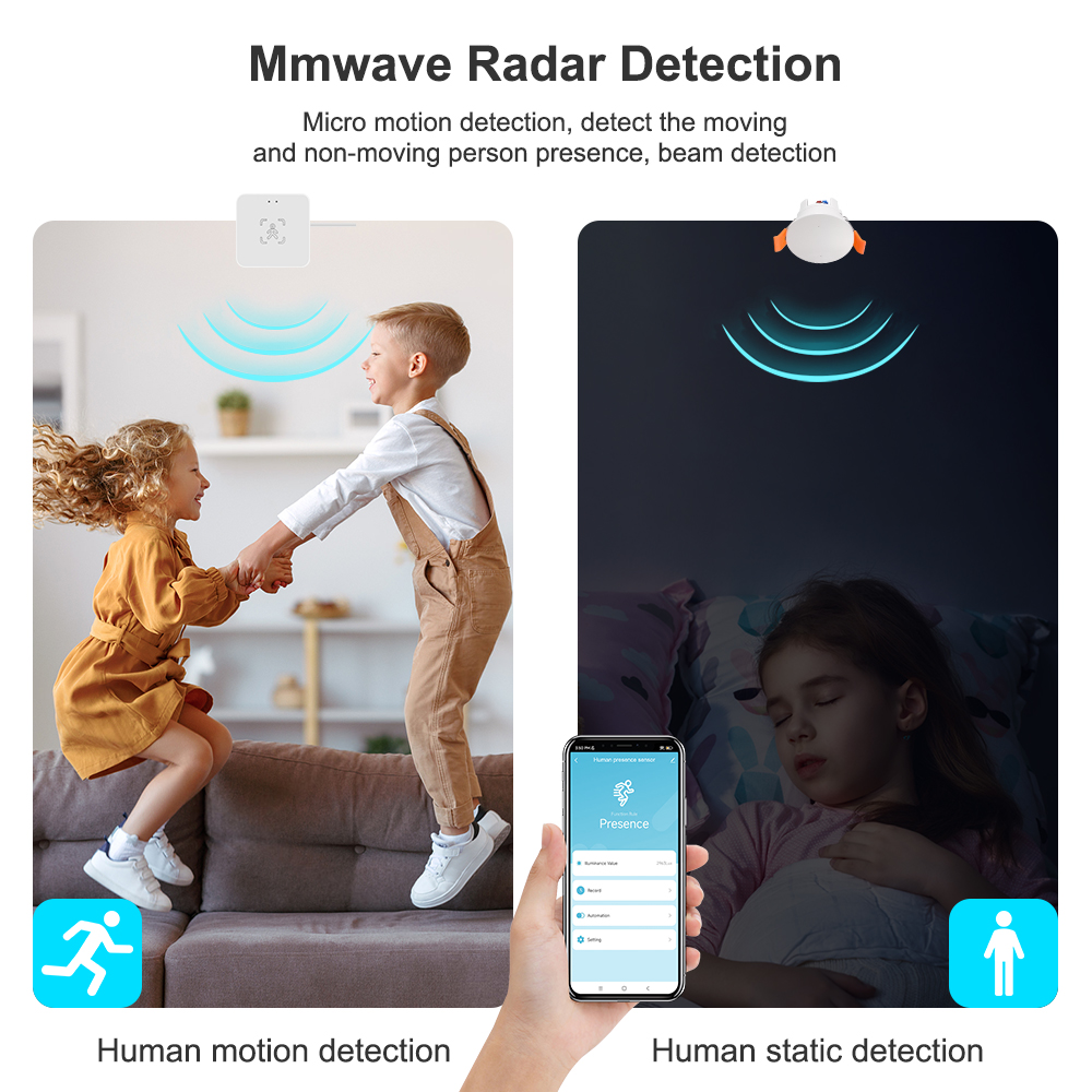 Radar ZigBee MmWave czujnik ru – Pir Motion Sensor recenzja i cena