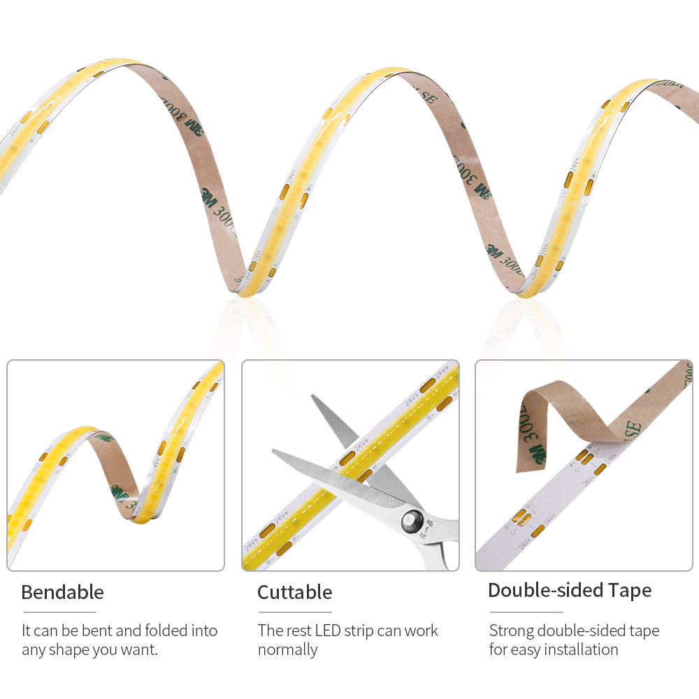 FOB COB CCT LED Strip Light 60 – Ws2812B Strip 5V recenzja i cena