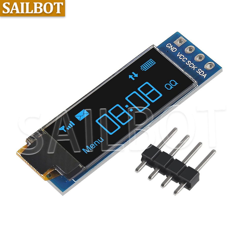 1-10 SZTUK Moduł OLED 0,91 cal – Ssd1306 recenzja i cena