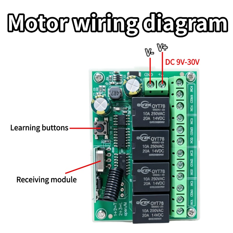 Uniwersalny bezprzewodowy pilo – Relay Module 4 Channel recenzja i cena